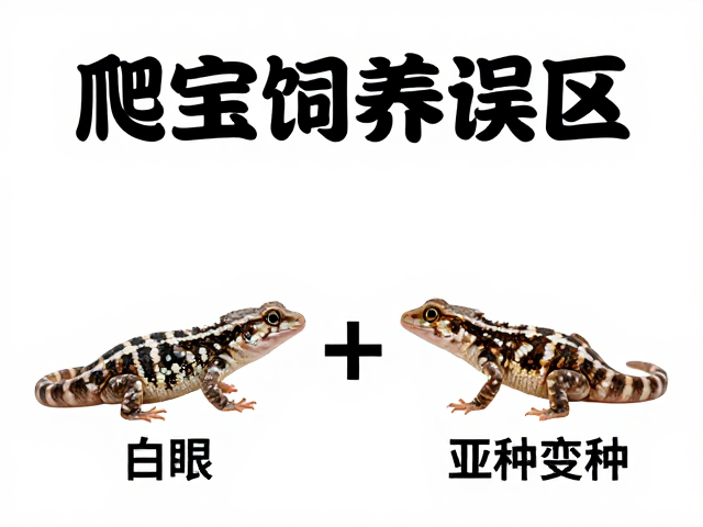 爬宠饲养误区，如何区分白眼与呼吸道感染及亚种变种