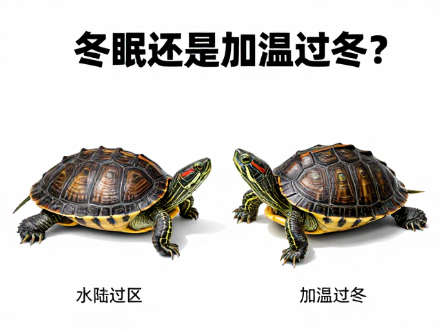 乌龟饲养误区,水陆比例咋设?冬眠还是加温过冬?