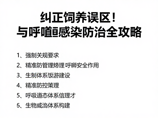 纠正饲养误区!真假品系辨别与呼吸道感染防治全攻略