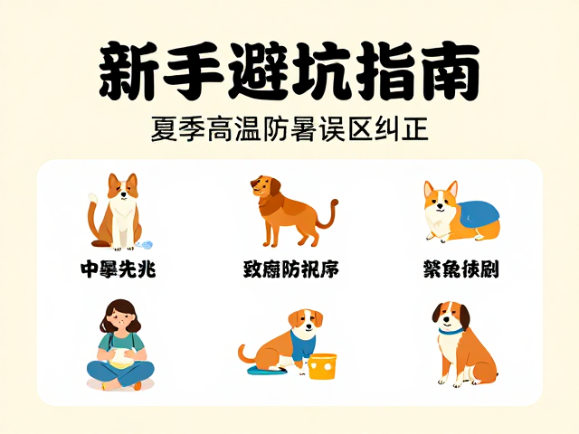 新手避坑指南,夏季高温防暑误区纠正,宠物安全度夏全攻略
