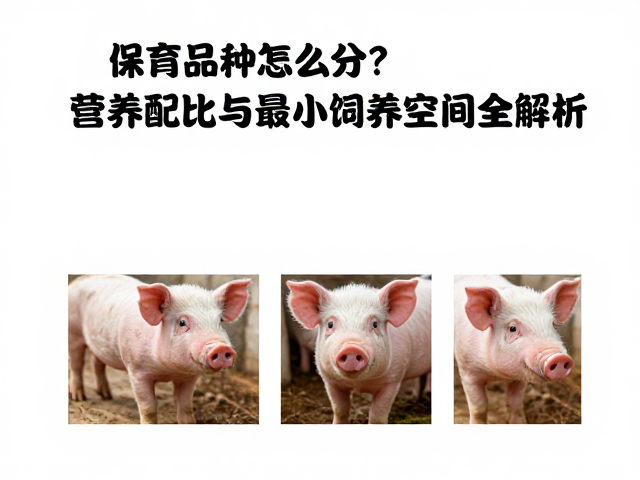 保育品种怎么分?营养配比与最小饲养空间全解析