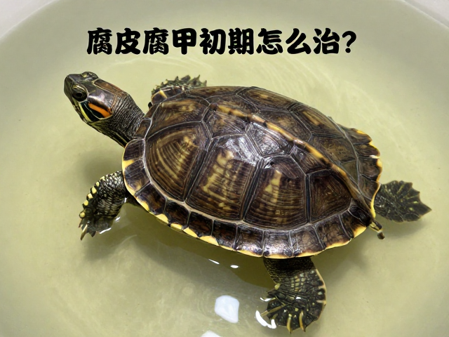 龟腐皮腐甲初期怎么治?纠正饲养误区,拒绝深水无晒台
