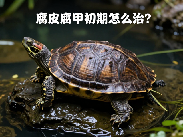 龟腐皮腐甲初期怎么治?纠正饲养误区,拒绝深水无晒台