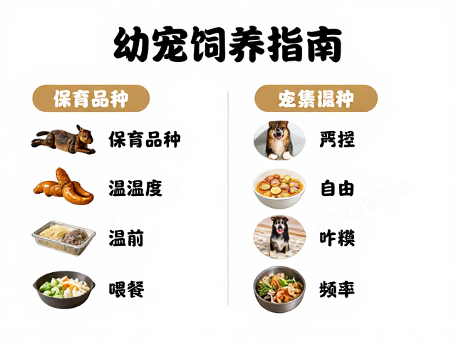 幼宠饲养指南,区分保育品种,严控温湿度与喂食频率
