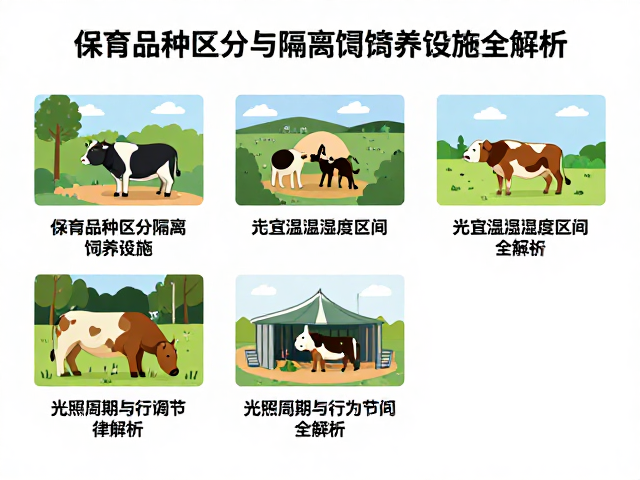 保育品种区分与隔离饲养设施,适宜温湿度区间全解析