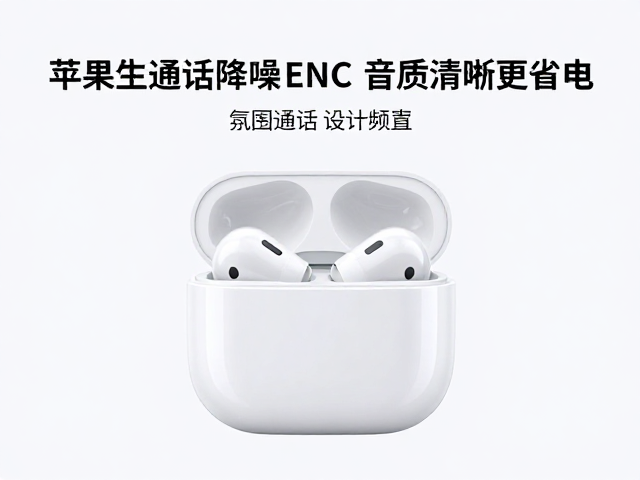 苹果轻量化设计通话降噪ENC，音质清晰更省电