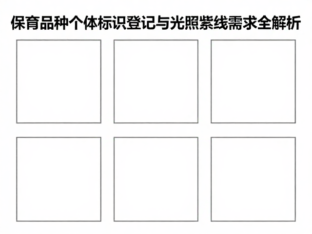保育品种个体标识登记与光照紫外线需求全解析
