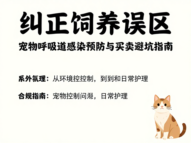 纠正饲养误区，宠物呼吸道感染预防与买卖避坑指南
