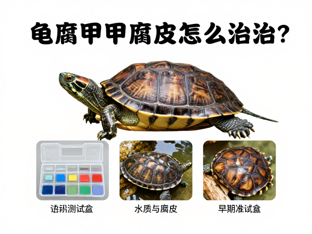 龟腐甲腐皮怎么治?避开饲养误区,水质测试盒助你精准护理