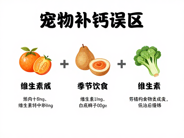 宠物补钙误区，季节饮食调整，维生素搭配指南