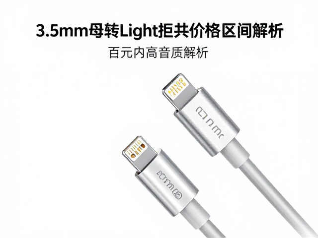 3.5mm母转Lightning转接线价格区间解析，百元内高音质推荐