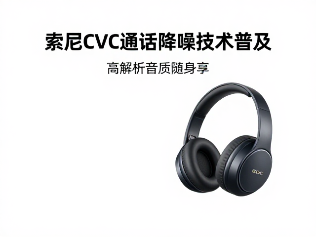 索尼CVC通话降噪技术普及，高解析音质随身享