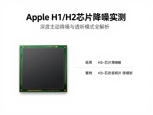 Apple H1/H2芯片降噪实测,深度主动降噪与透听模式全解析
