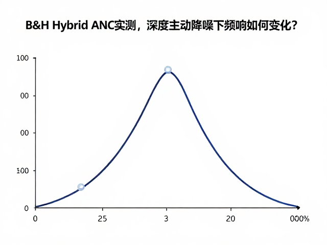 B&H Hybrid ANC实测，深度主动降噪下频响曲线如何变化？