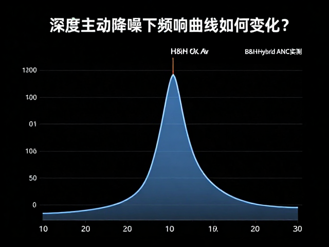 B&H Hybrid ANC实测，深度主动降噪下频响曲线如何变化？