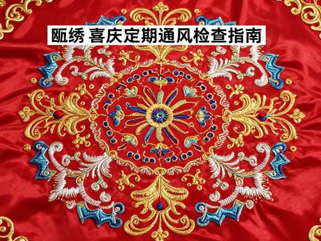 瓯绣纹样民俗喜庆，绣面保养与定期通风检查指南