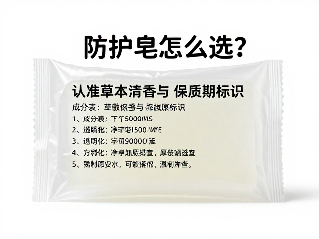 防护皂怎么选?认准草本清香与保质期标识,安全更安心