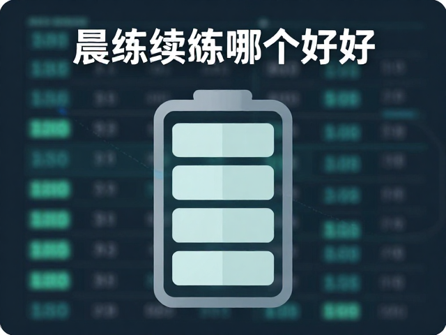 晨练晚练哪个好？舒缓肢体锻炼，电池续航优化指南