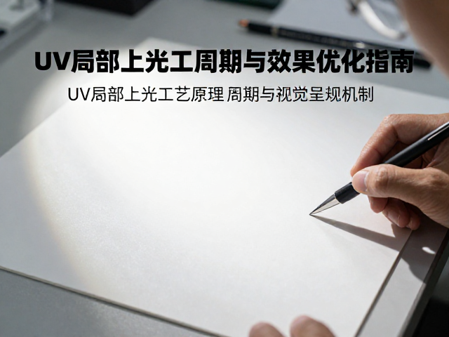 UV局部上光工艺的核心原理与视觉呈现机制
