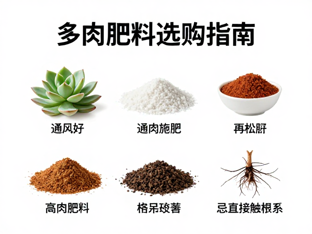 多肉肥料选购指南，通风好再施肥，忌直接接触根系