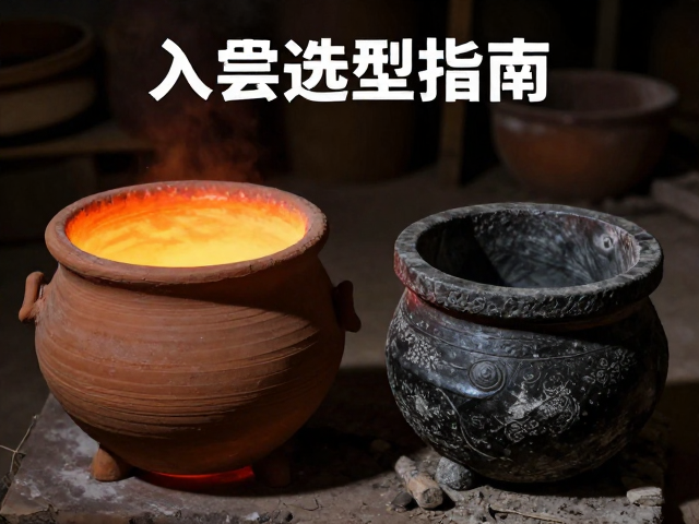 老式黏土熔金坩埚与石墨坩埚、浇包选型指南