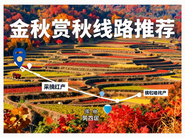 金秋赏秋线路推荐,采摘当地特产,维修点药店位置全攻略