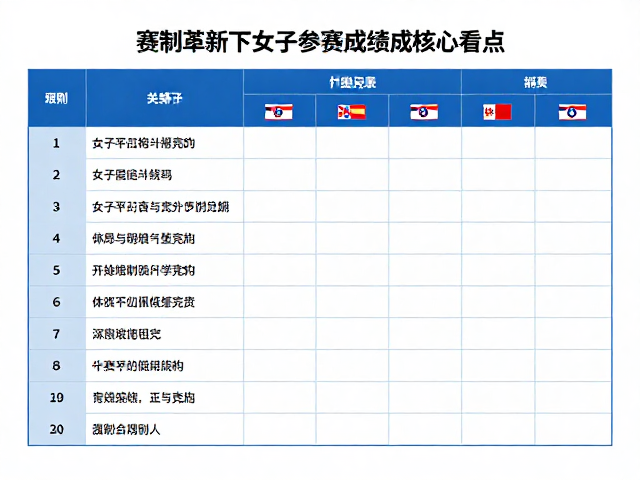 赛制革新下女子参赛权益提升，枪声成绩成核心看点