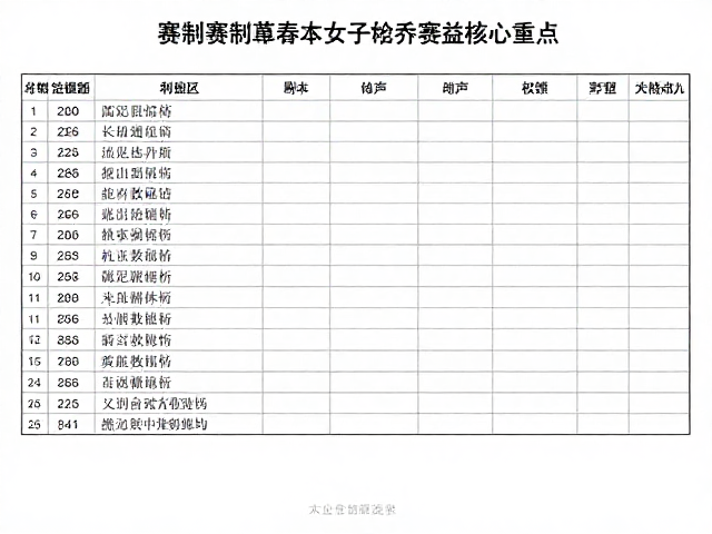 赛制革新下女子参赛权益提升,枪声成绩成核心看点
