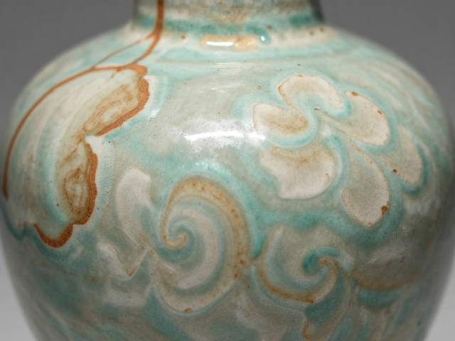 东汉瓷器釉色搭配美学,胎釉结合紧密见证烧制成熟