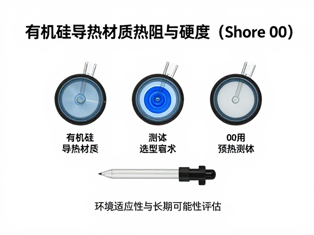 有机硅导热材质热阻与硬度(Shore 00)测试及选型指南