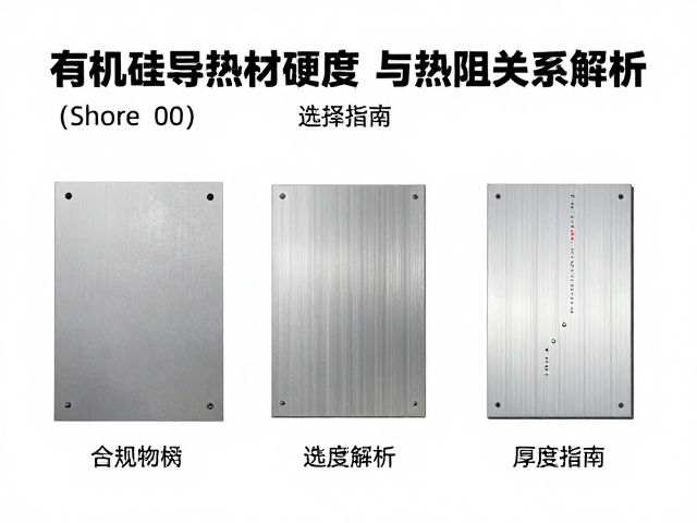 有机硅导热材质硬度(Shore 00)与热阻关系解析,选型指南