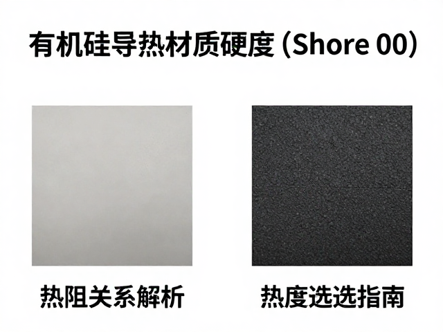 有机硅导热材质硬度(Shore 00)与热阻关系解析,选型指南