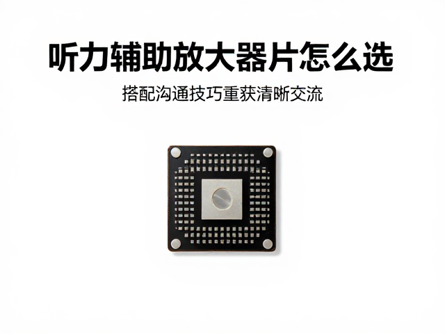 听力辅助放大器芯片怎么选？搭配沟通技巧重获清晰交流