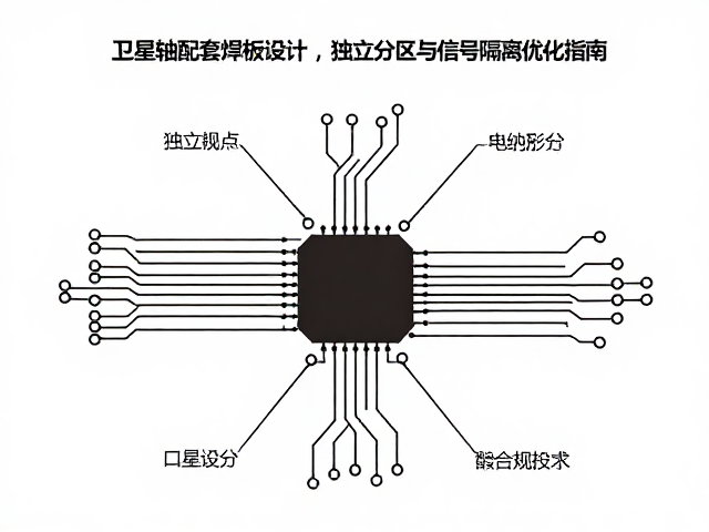 卫星轴配套焊盘电路设计，独立分区与信号隔离优化指南