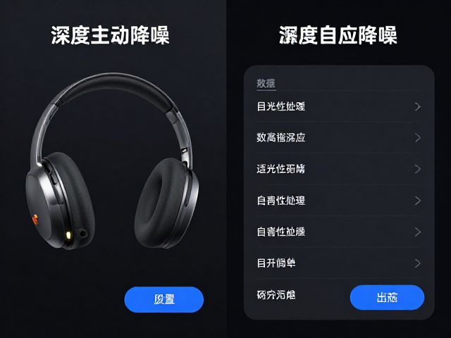深度主动降噪与自适应降噪区别，应用内精细设置指南