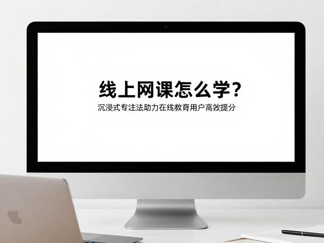 线上网课怎么学？沉浸式专注法助力在线教育用户高效提分