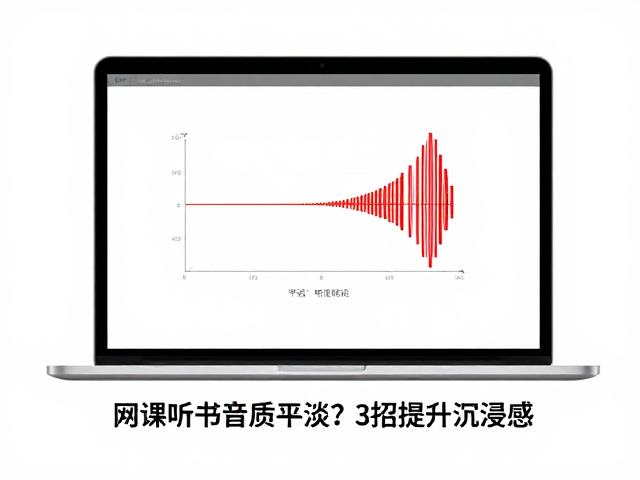 网课听书音质平淡？3招提升沉浸感，告别枯燥学习