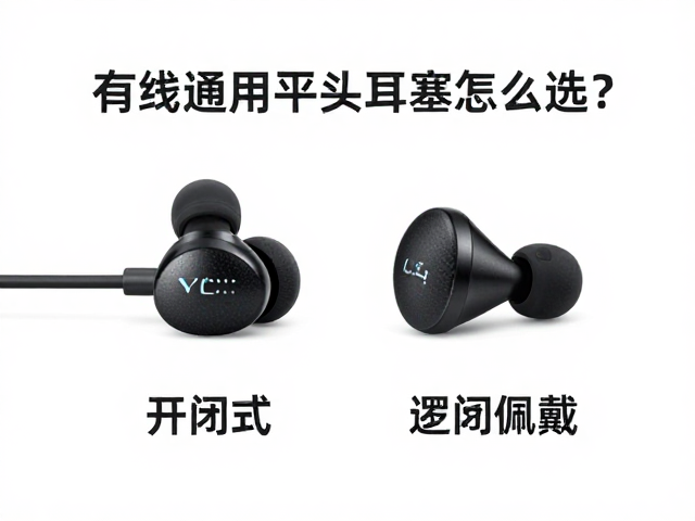 有线通用平头耳塞怎么选?对比开放式与封闭式,解决长时间佩戴痛点