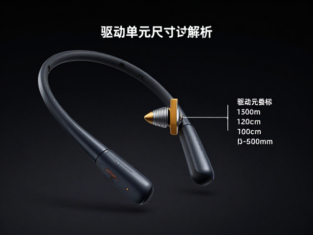 JBL无线长续航颈挂耳机驱动单元尺寸解析