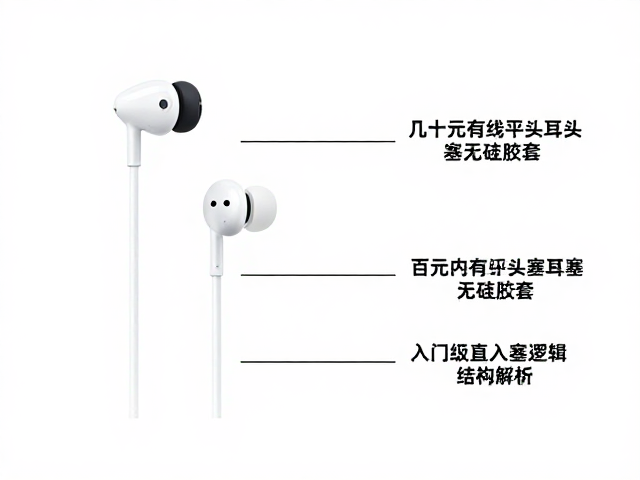 几十元有线平头耳塞无硅胶套,入门级直入耳体验如何?