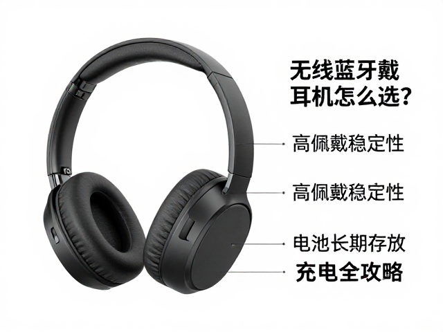 无线蓝牙头戴耳机怎么选？高佩戴稳定性与电池长期存放充电全攻略