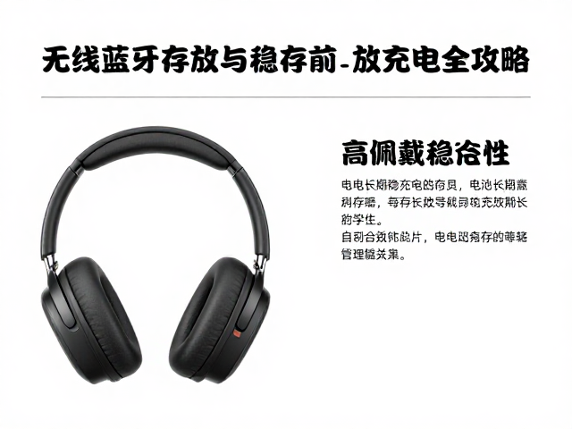 无线蓝牙头戴耳机怎么选？高佩戴稳定性与电池长期存放充电全攻略