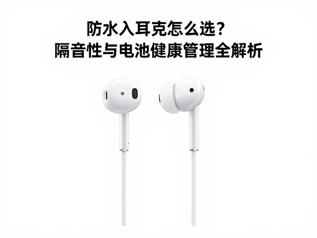 有线防水入耳耳机怎么选？隔音性与电池健康管理全解析