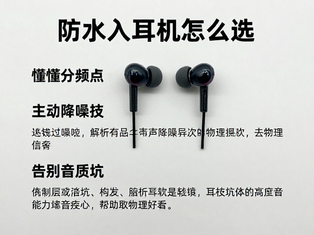 有线防水入耳耳机怎么选？懂分频点，主动降噪技术，告别音质坑