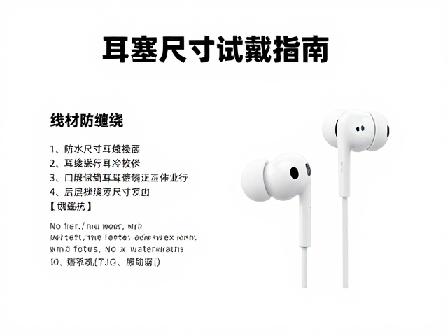 有线防水入耳耳机怎么选？耳塞尺寸试戴指南，线材防缠绕技巧