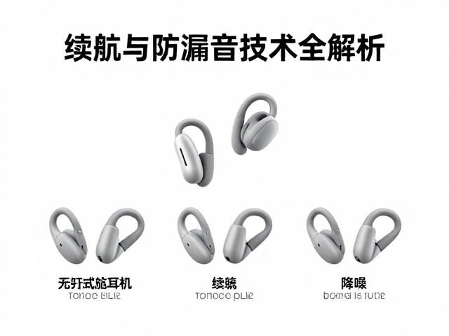 无线开放式耳挂耳机怎么选？续航与防漏音技术全解析