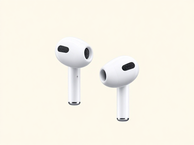 Apple AirPods搭配记忆海绵耳套，无线降噪更舒适