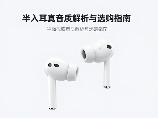 半入耳式无线降噪真无线耳机，平面振膜音质解析与选购指南