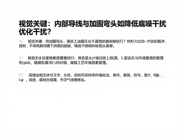 内部导线与加固弯头如何降低底噪干扰？5大优化技巧
