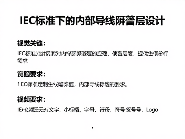IEC标准下的内部导线屏蔽层设计,提升信号稳定性与合规性指南